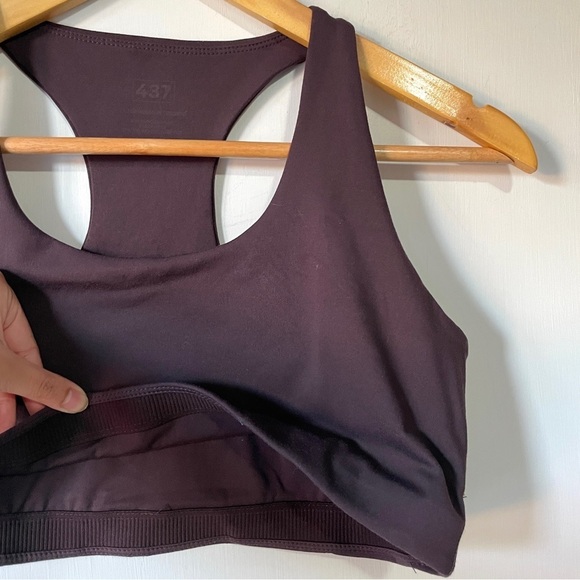 437 The Essentials Sports Bra in Espresso Large - Picture 3 of 7